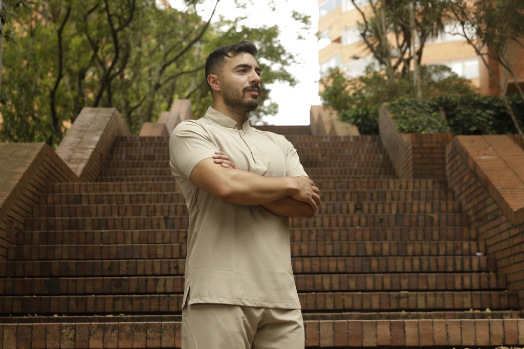 Combo 1004 Camisa Antifluido + Pantalón Antifluido + Delantal + Cofia