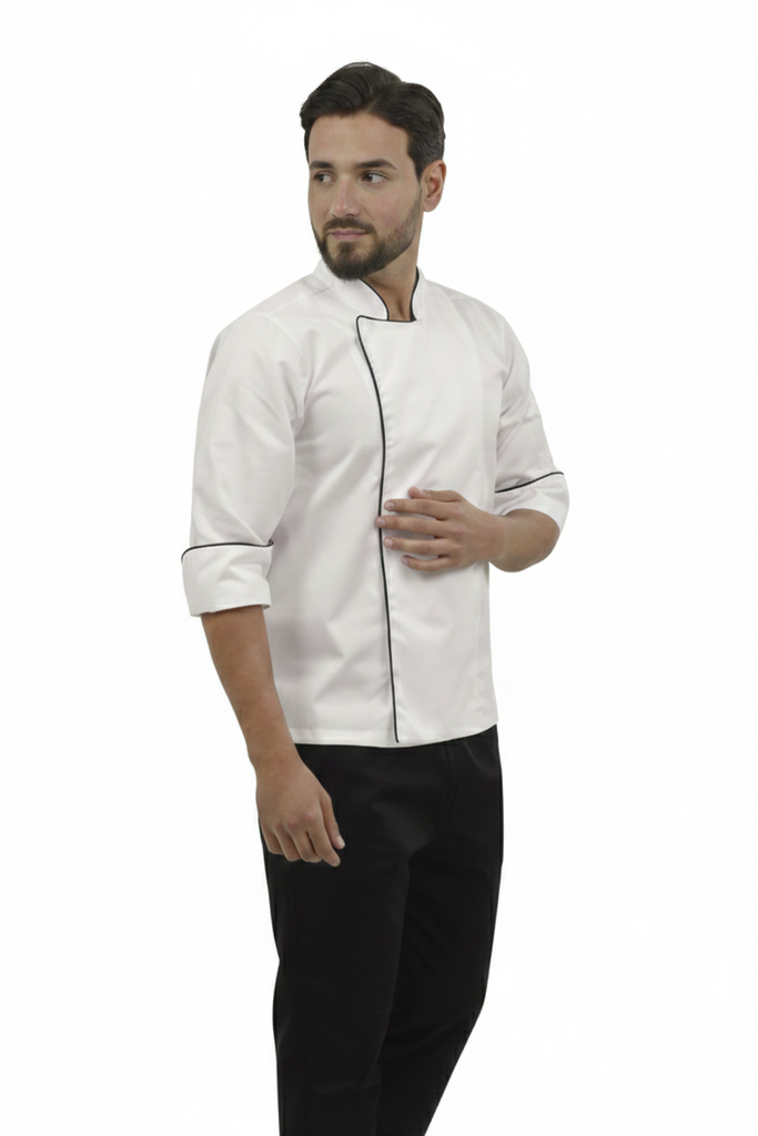2001 COMBO - Chaqueta Chef Gabardina + Pantalón Antifluido