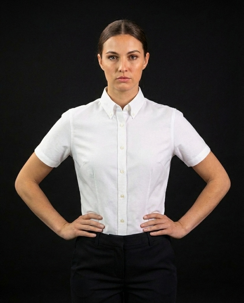 602 Camisa Oxford Manga Corta