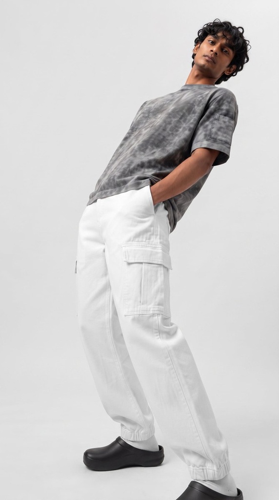 T-300 Pantalón Cargo Dril Jogger