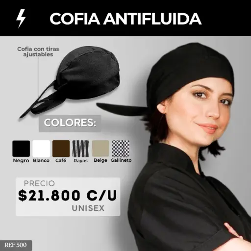 [500-] 500 Cofia Antifluida Unisex 